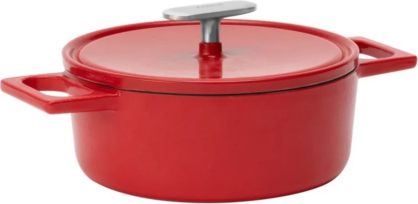 Indukciós tűzhelyhez alkalmas öntöttvas lábas fedővel 2 l Mattia 3.0 – FABINI