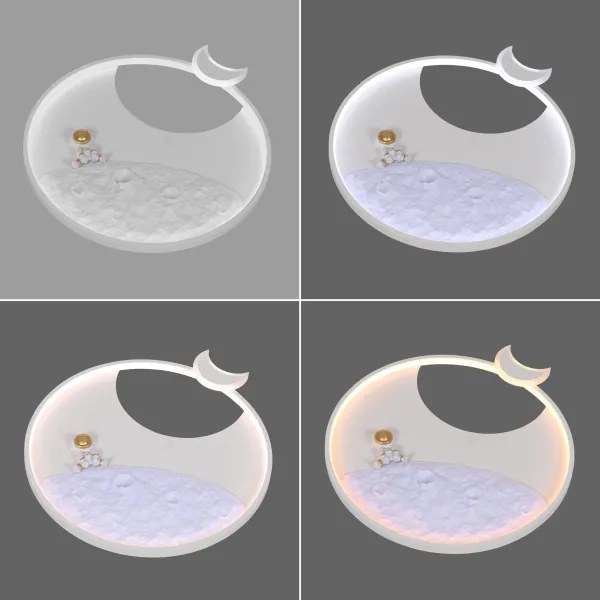 Brilagi - LED dimmelhető mennyezeti lámpatest ASTRO LED/20W/230V 3000-6000K astronaut+DO