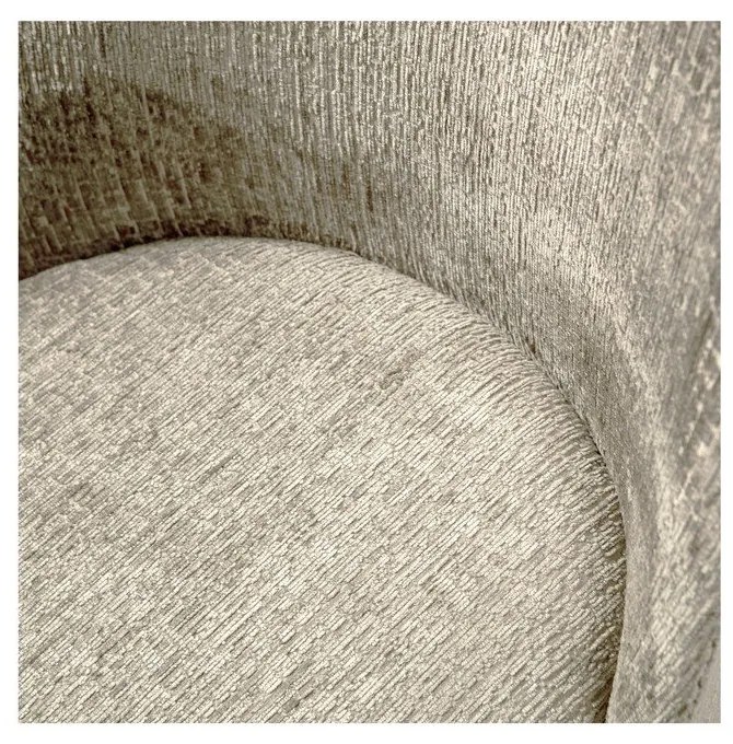 Krémszínű bársony étkezőszék szett 2 db-os Vogue – WOOOD