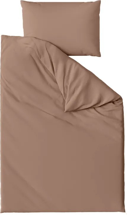 Pamut ágynemű LUX barna hotelzsebbel Ágyneműhuzat mérete: 70 x 90 cm | 140 x 200 cm