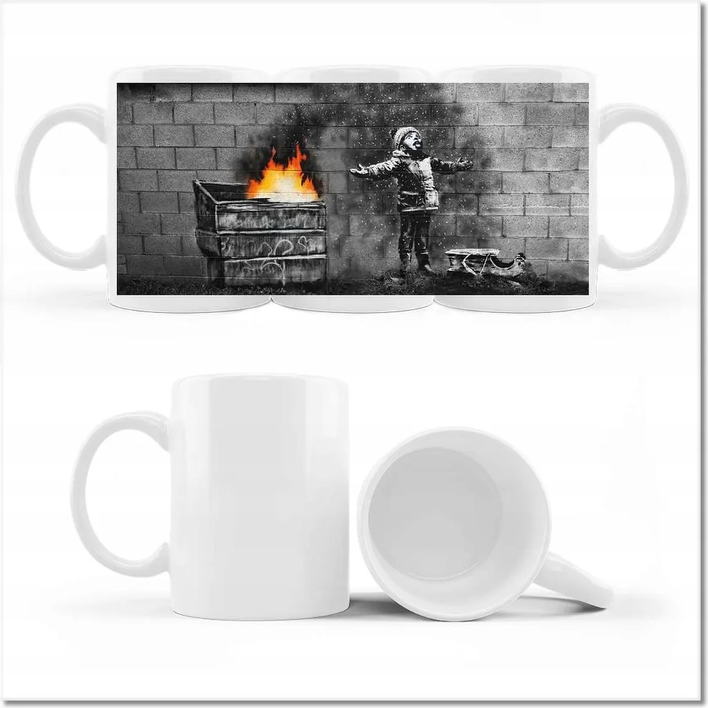 Fotó bögre Banksy Hó szmog