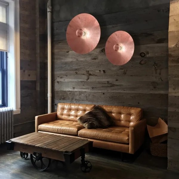 Kolarz A1306.61XL.3.SunCu - Fali lámpa MOON 1xE27/100W/230V réz