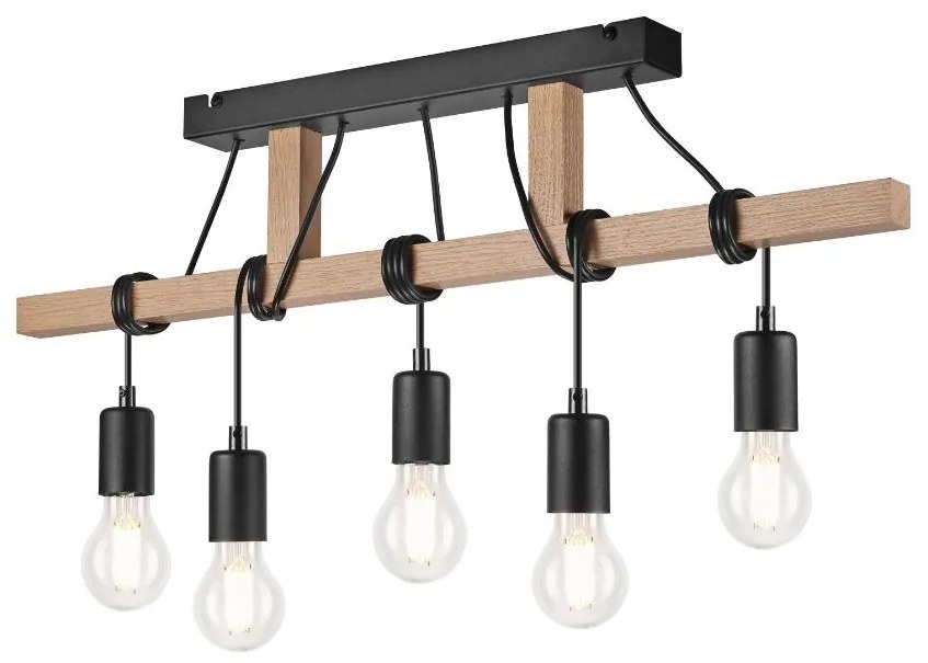 Felületre szerelhető csillár LEONIDAS 5xE27/60W/230V