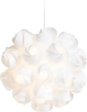 RENDL COCO závěsná bílé PVC 230V LED E27 15W