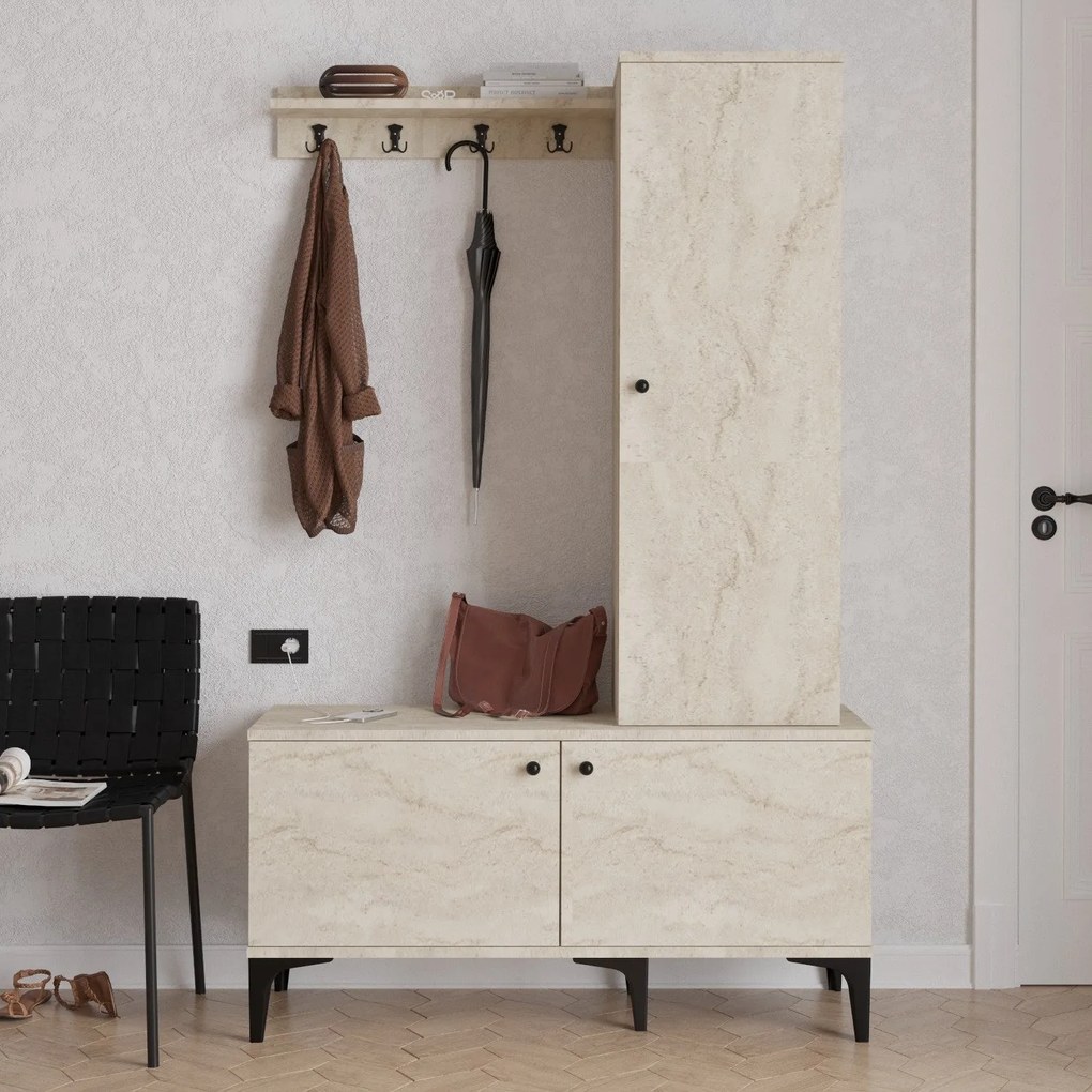Előszobafal Lex - Travertine