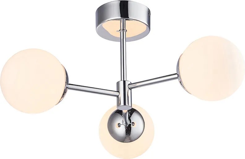 Endon VETRO 76299 Plafonlámpa 3x6W/LED 3000K 1550LM IP44