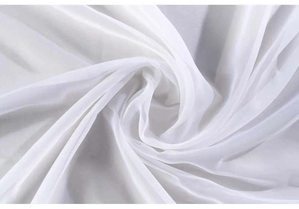 Fehér átlátszó függöny 300x245 cm Voile – Mendola Fabrics