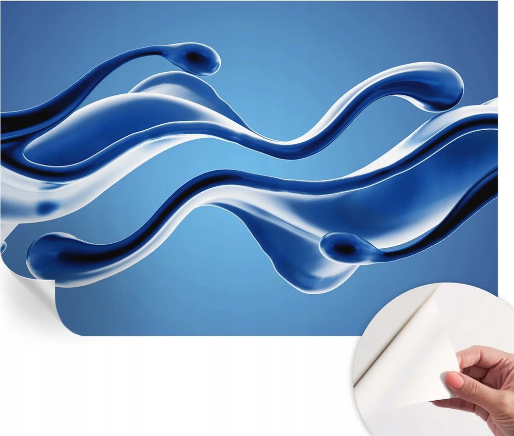 Fotótapéta Öntapadós tapéta a szobába Absztrakt könnyedség 104x70 cm