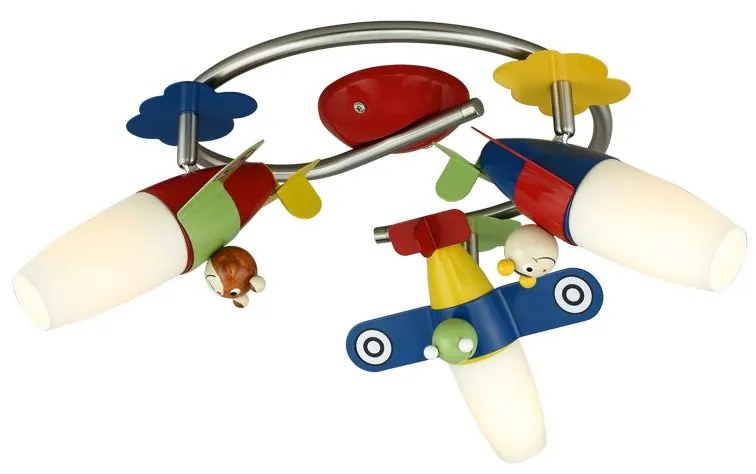 EGLO 93187 - SIRO 1 LED-es gyerek spotlámpa 3xE14/4W LED