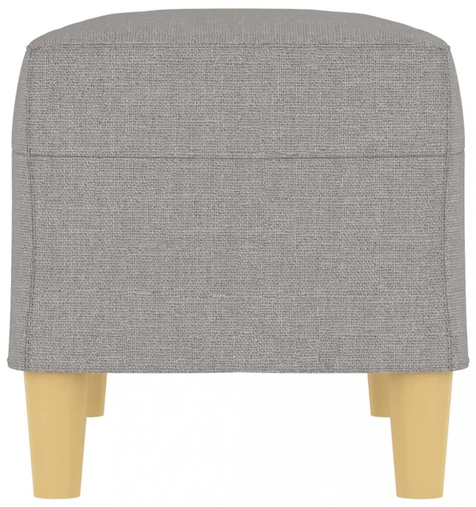 világosszürke szövet pad 70 x 35 x 41 cm