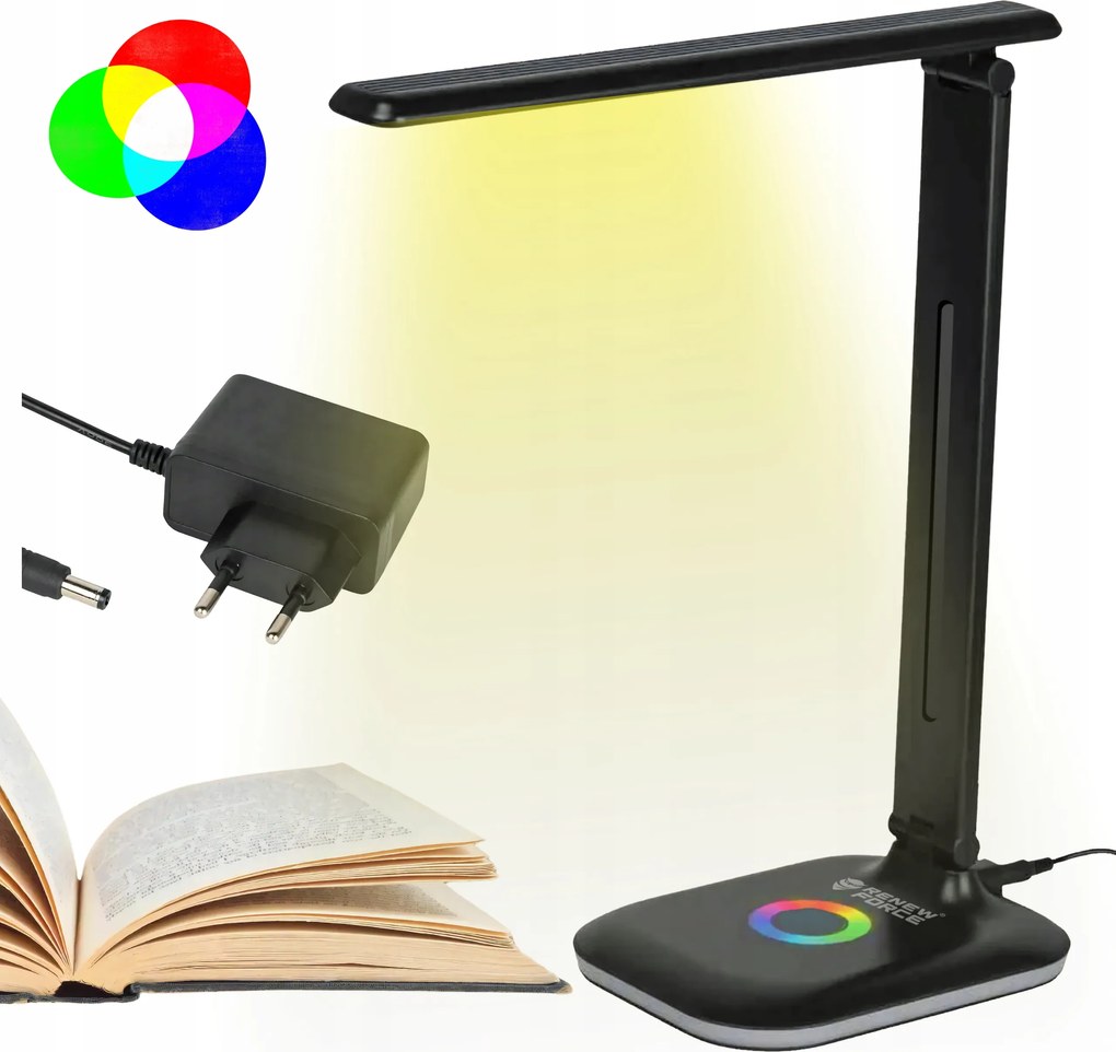 Állítható LED-es iskolai asztali lámpa USB-vel MT-840 vissza az iskolába Rgb