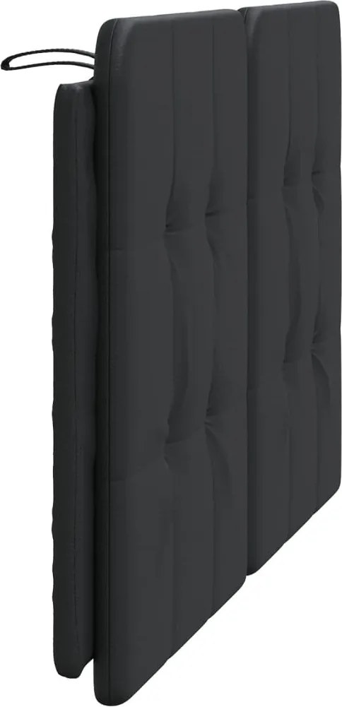 fekete műbőr fejtámla párna Zadar 137 cm