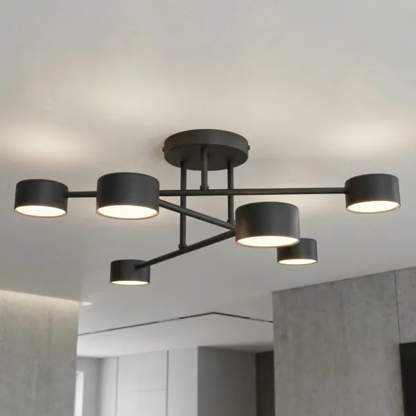 HALO felületre szerelt csillár 6xGX53/10W/230V fekete
