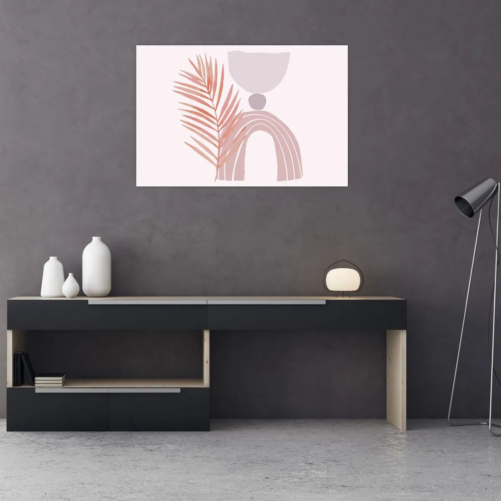 Kép - Lila minimalizmus N⁰1 (90x60 cm)