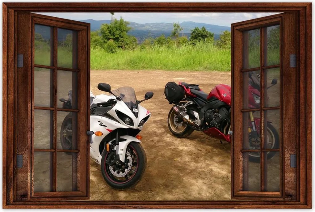 Poszterek 90x60 Yamaha R1 terepen