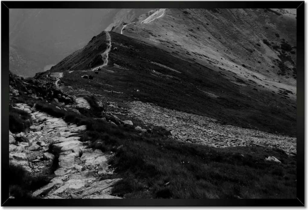 Poszterek keretben 60x40 Tátra Lengyel hegyek Kilátás