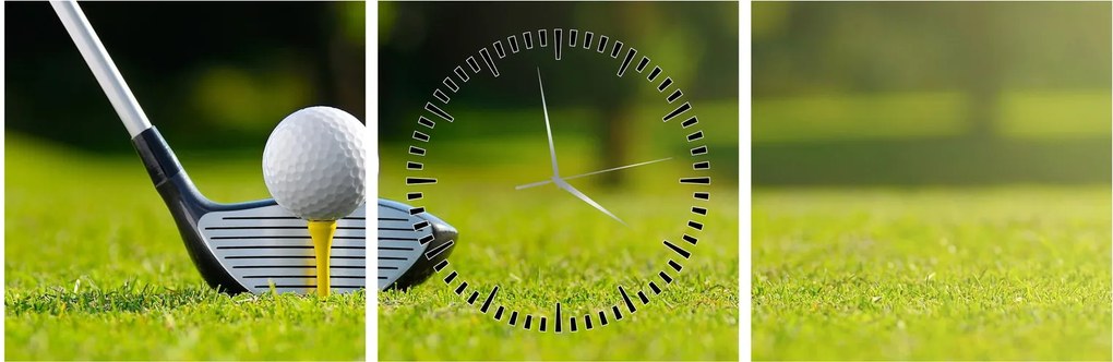 Kép - Golf (órával) (90x30 cm)