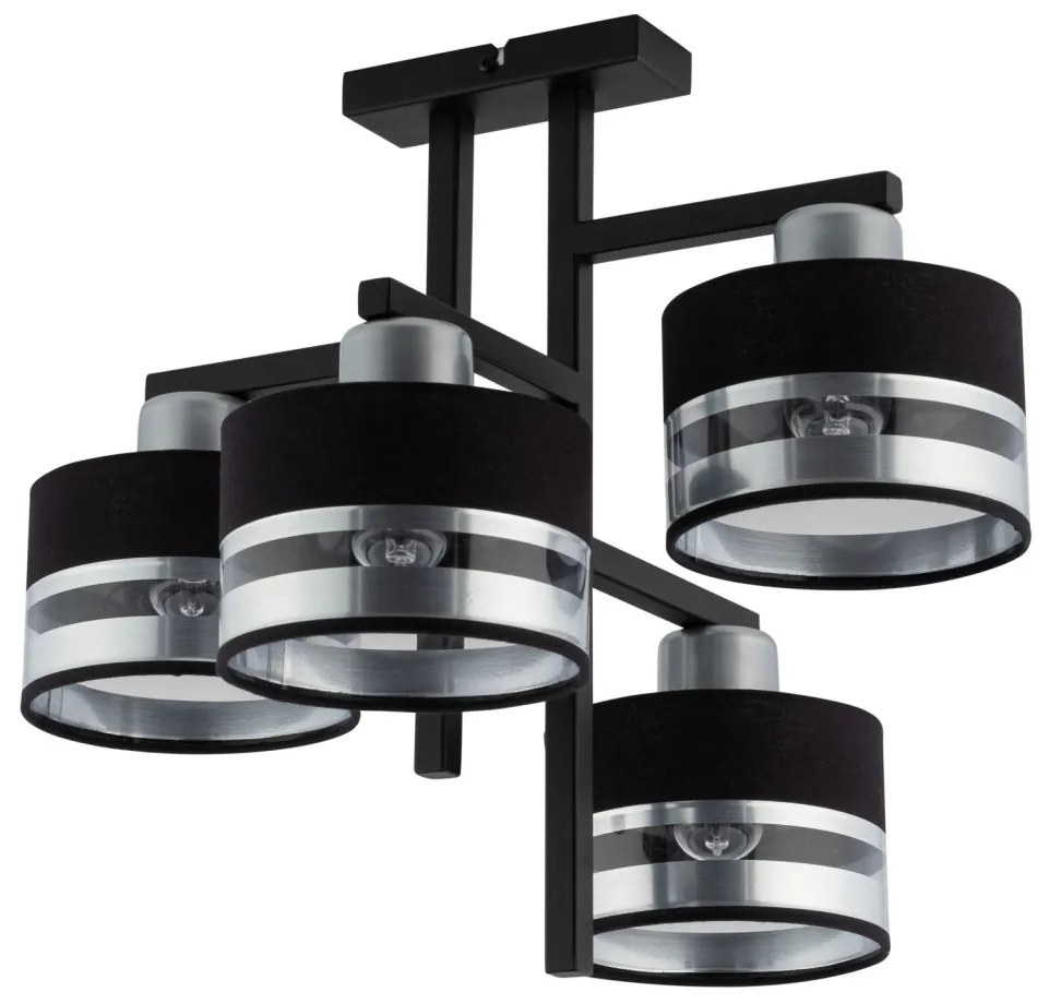 SIGMA LIGHTING 32146 PRO Ernyős Mennyezeti Lámpa Fekete, Ezüst E27 IP20