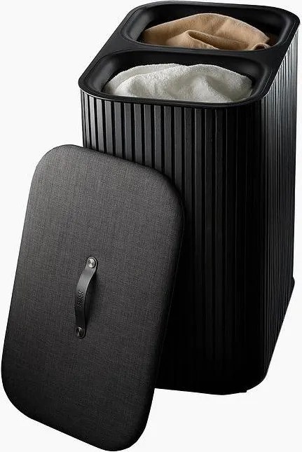 Fekete bambusz szennyeskosár 2x45 l Tota Luxe – Joseph Joseph
