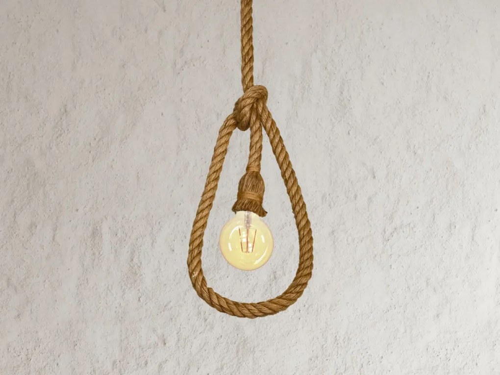 Foglalat E27 / 1,5m / kötél - természetes - BH671-2