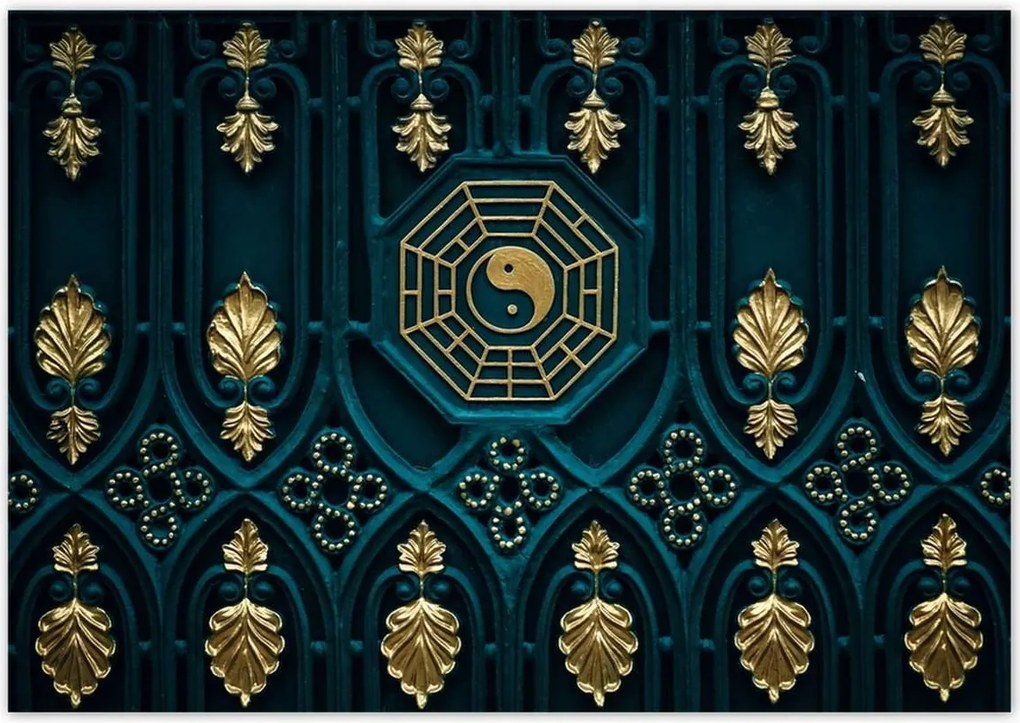 Poszterek 100x70 Absztrakt Arany harmónia