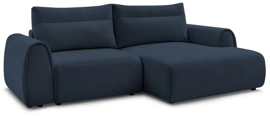 Sötétkék sarokkanapé Aden – Bobochic Paris