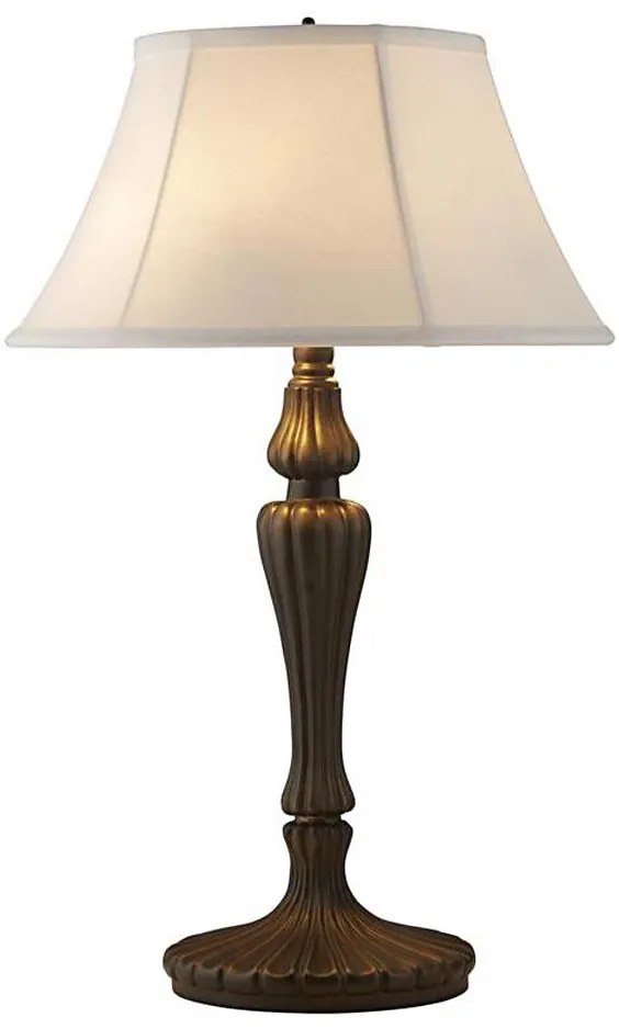 Searchlight EU46091WH - Asztali lámpa AMY 1xE27/60W/230V