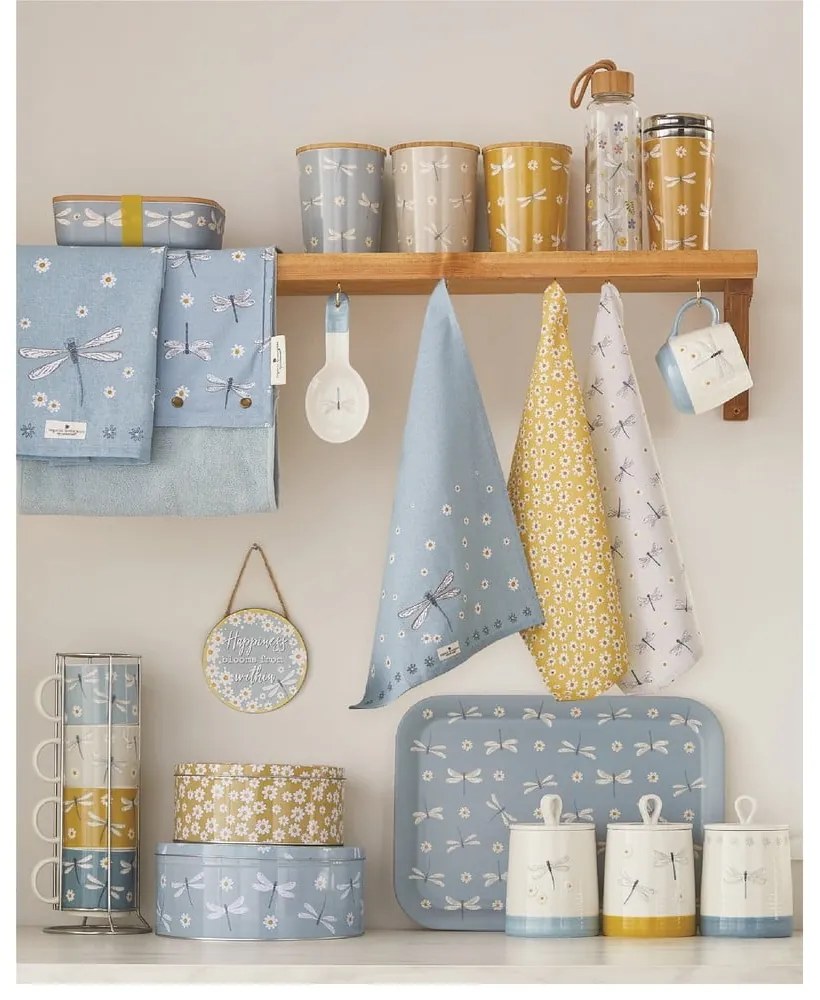 Organikus pamut konyharuha szett 3 db-os 45x65 cm English Meadow – Cooksmart ®