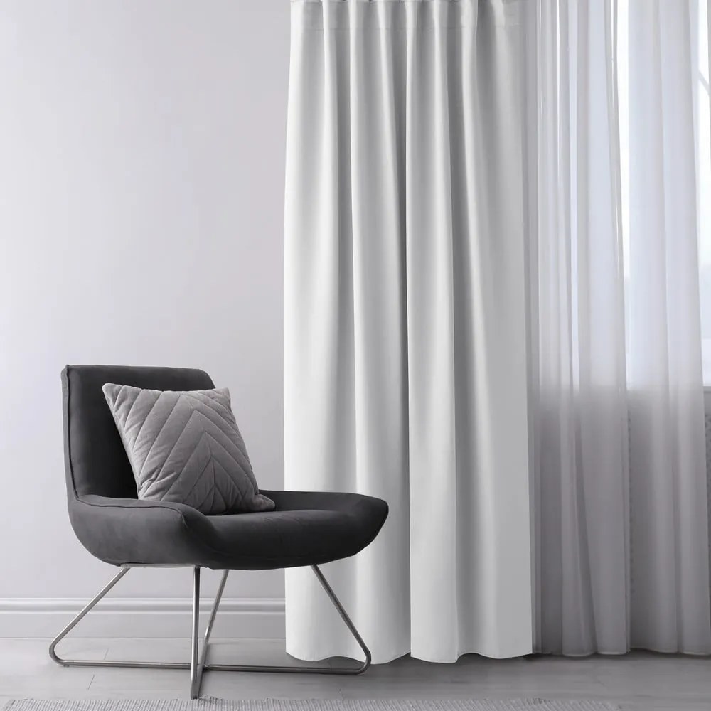 Fehér sötétítő függöny 140x175 cm Eyelets – Restilo