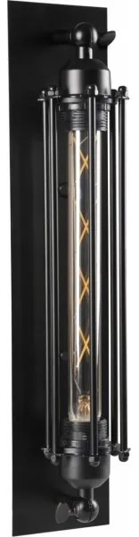 Fali lámpa RETRO 1xE27/20W/230V fekete