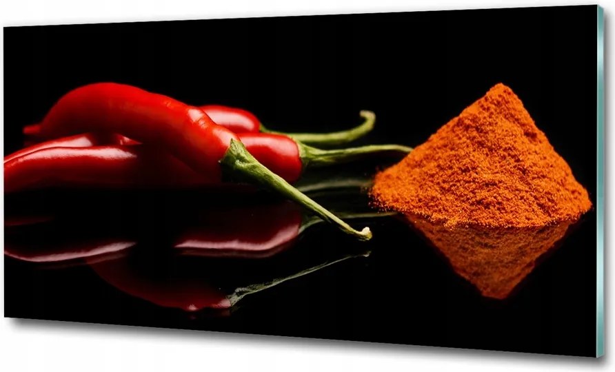 Fotótapéta falra edzett üveg lime 125x50