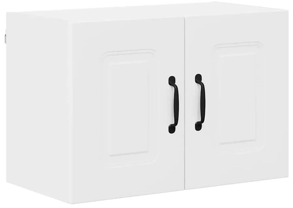 Fali konyhaszekrény ajtóval 2 pcs Fehér 60 x 31 x 40 cm Faanyag