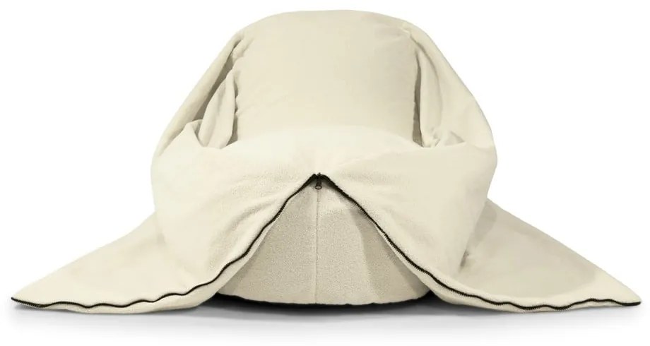 Barna buklé gyerek babzsákfotel Cocoon 120 – SLOWDOWN