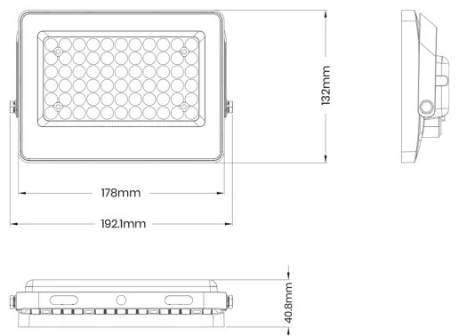 LED Reflektor napelemes panellel FOCUS 60W/10000 mAh 3,2V 6000K IP65 + távirányító