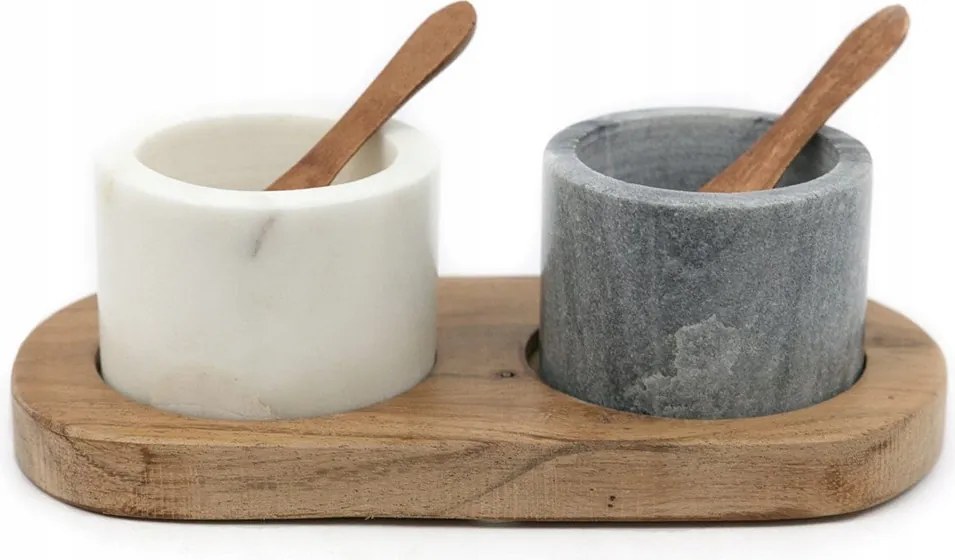 Fűszertartó Szett Fűszertartó Só-borsszóró Márvány