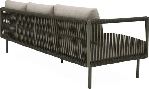 Oblic kerti 3 személyes kanapé