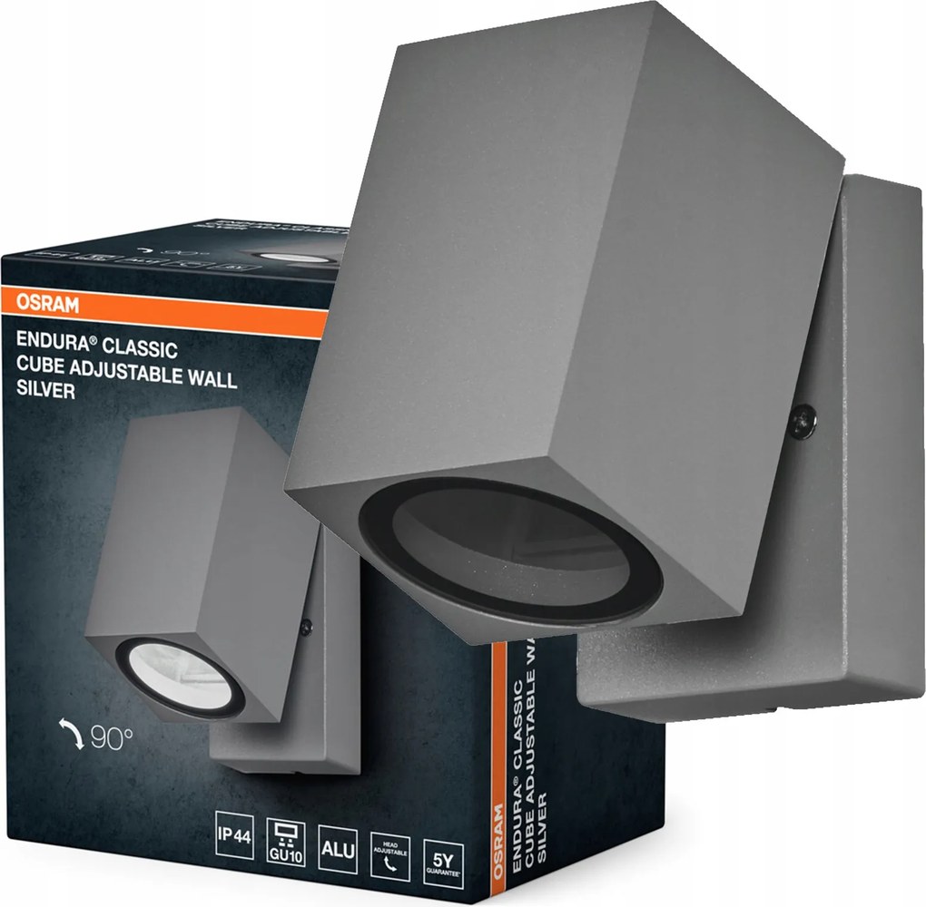 Kerti fali lámpa Kültéri lámpa GU10 Alumínium IP44 Endura Osram