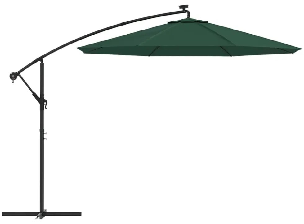 zöld konzolos napernyő csereponyva 300 cm