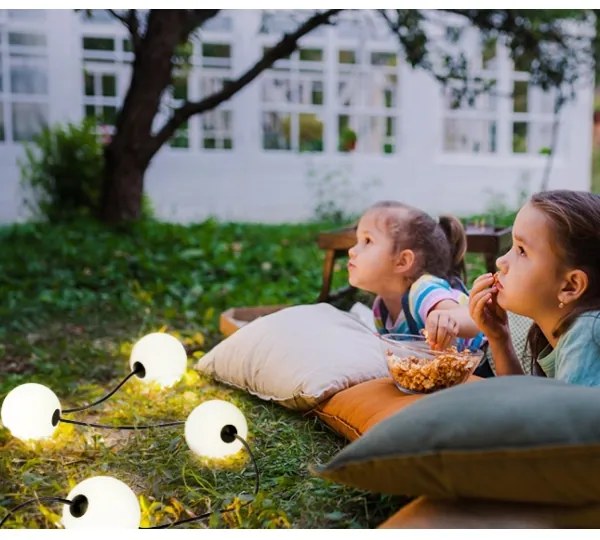 LED Kültéri dekoratív lánc 10xLED/0,8W/230V IP67 7,7 m