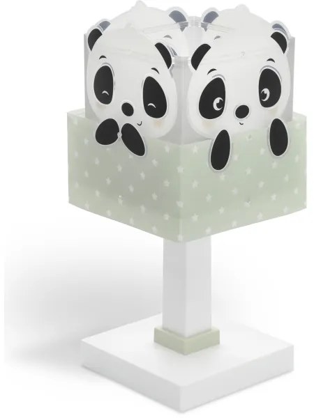 Dalber 63161H - Gyermeklámpa PANDA 1xE14/40W/230V zöld
