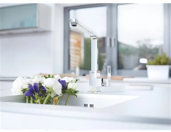 GROHE 31255000 - EUROCUBE mosogatócsaptelep, fényes króm