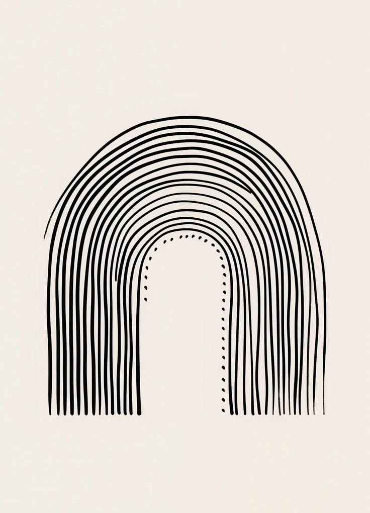 Poszter 20,5x28,4cm Ív szimmetria