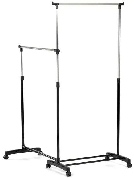 Fekete Műanyag Ruhafogas. GD-174 BK