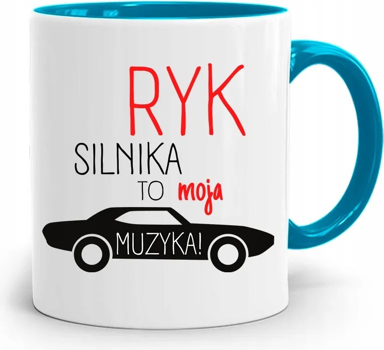 Kék Motoros Bögre Az Én Zeném, fényképes nyomtatással