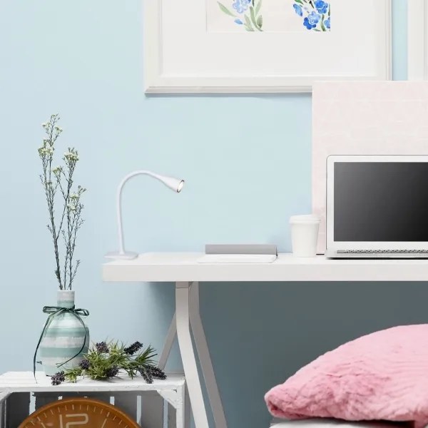 Rabalux 4196 - LED asztali lámpa csíptetővel JEFF LED/4,5W/230V fehér