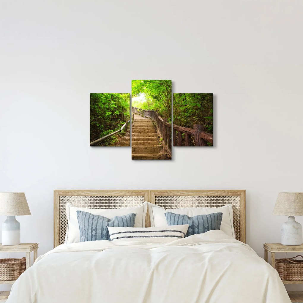 Kép - Lépcsők a természetben (90x60 cm)
