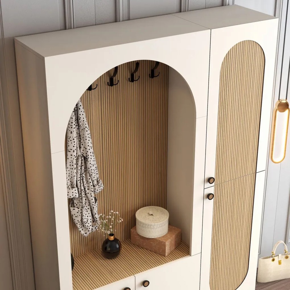 Palermo Kl - Cream, Oak