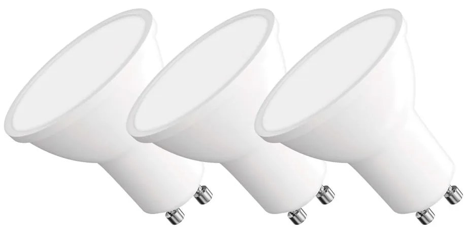 Semleges színű LED izzó szett 3 db-os GU10, 7 W – EMOS