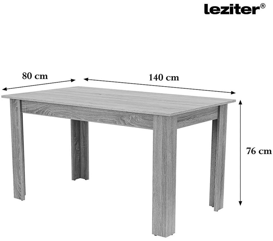 Lola 4+1 étkező garnitúra fehér-fehér