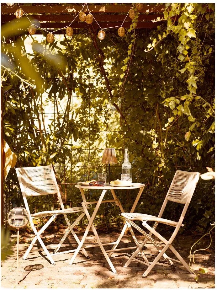 Napelemes LED asztali-hordozható kültéri lámpa ø 14 cm Salford – House Nordic